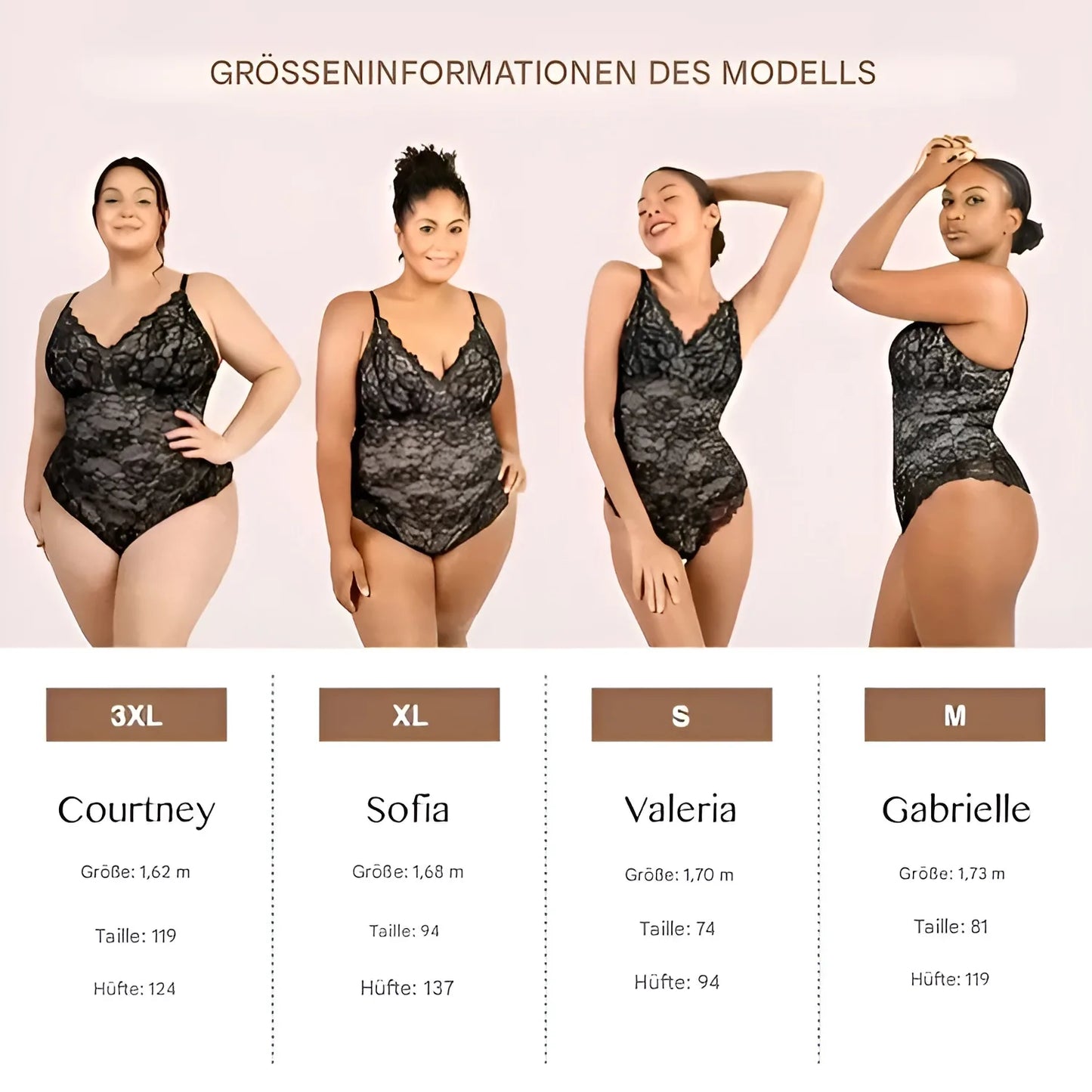 Vivelline™ Shaping Bodysuit mit Spitze – Kaufe 1, erhalte 1 GRATIS